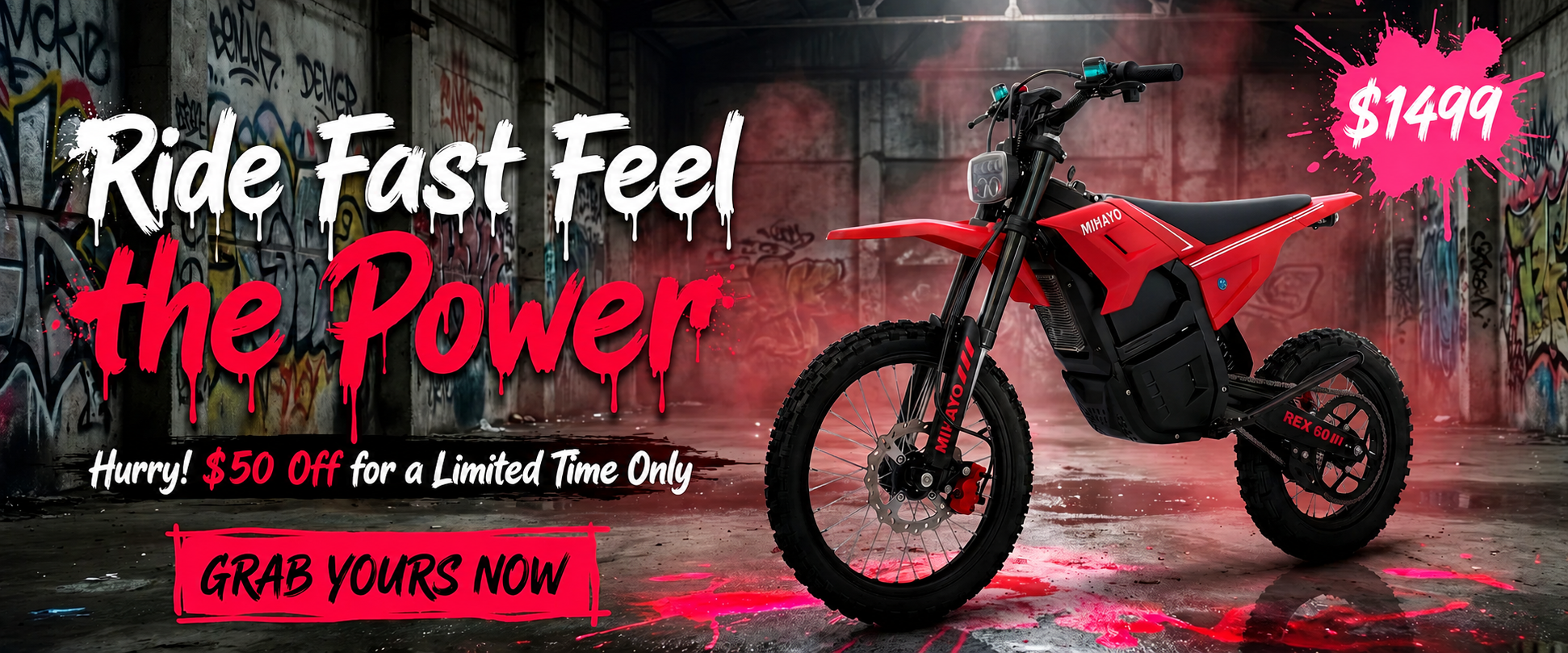 MIHAYO REX 60 electric dirt bike off-road 5500W