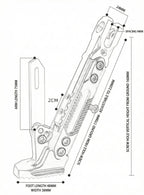 MIHAYO Electric Motorcycle Conversion Footrest Bracket
