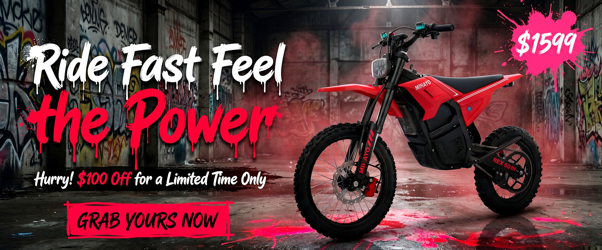MIHAYO REX 60 electric dirt bike off-road 5500W