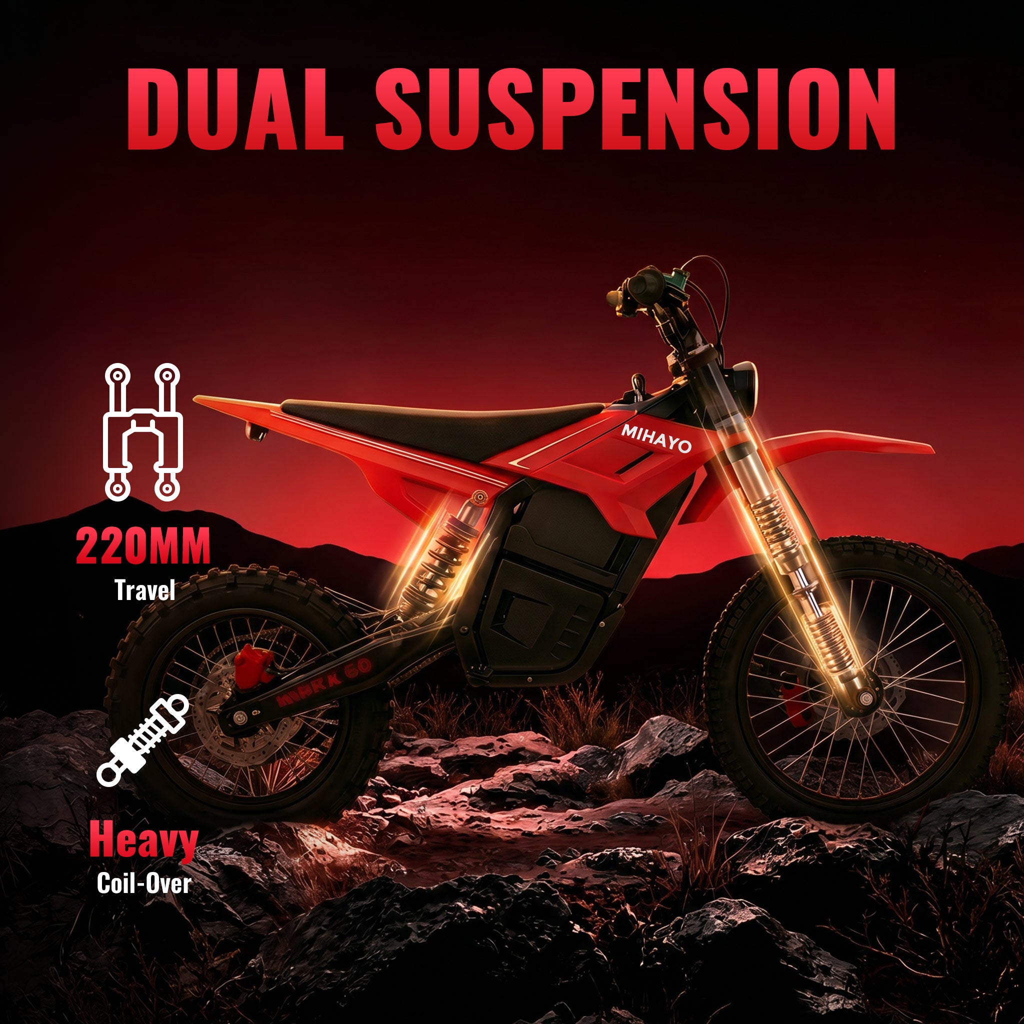 MIHAYO REX 60 Electric Dirt Bike