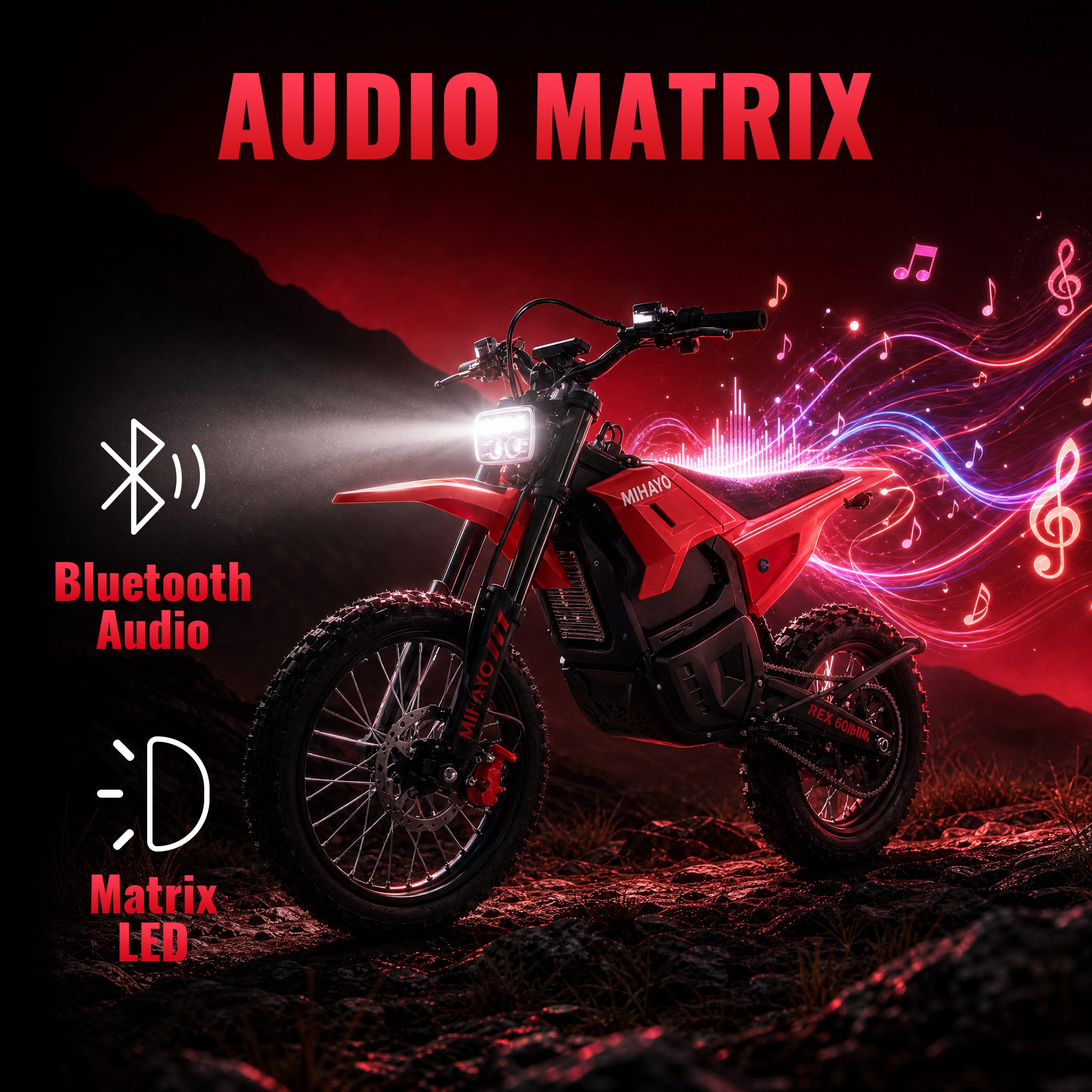 MIHAYO REX 60 Electric Dirt Bike