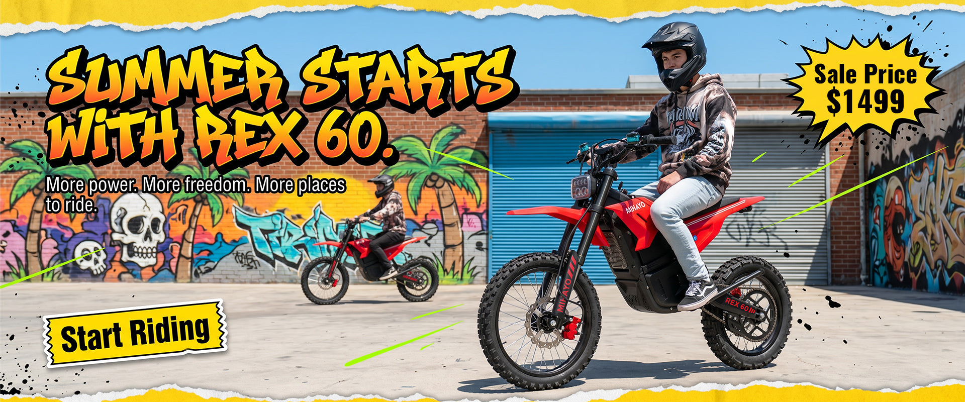 MIHAYO REX 60 electric dirt bike off-road 5500W